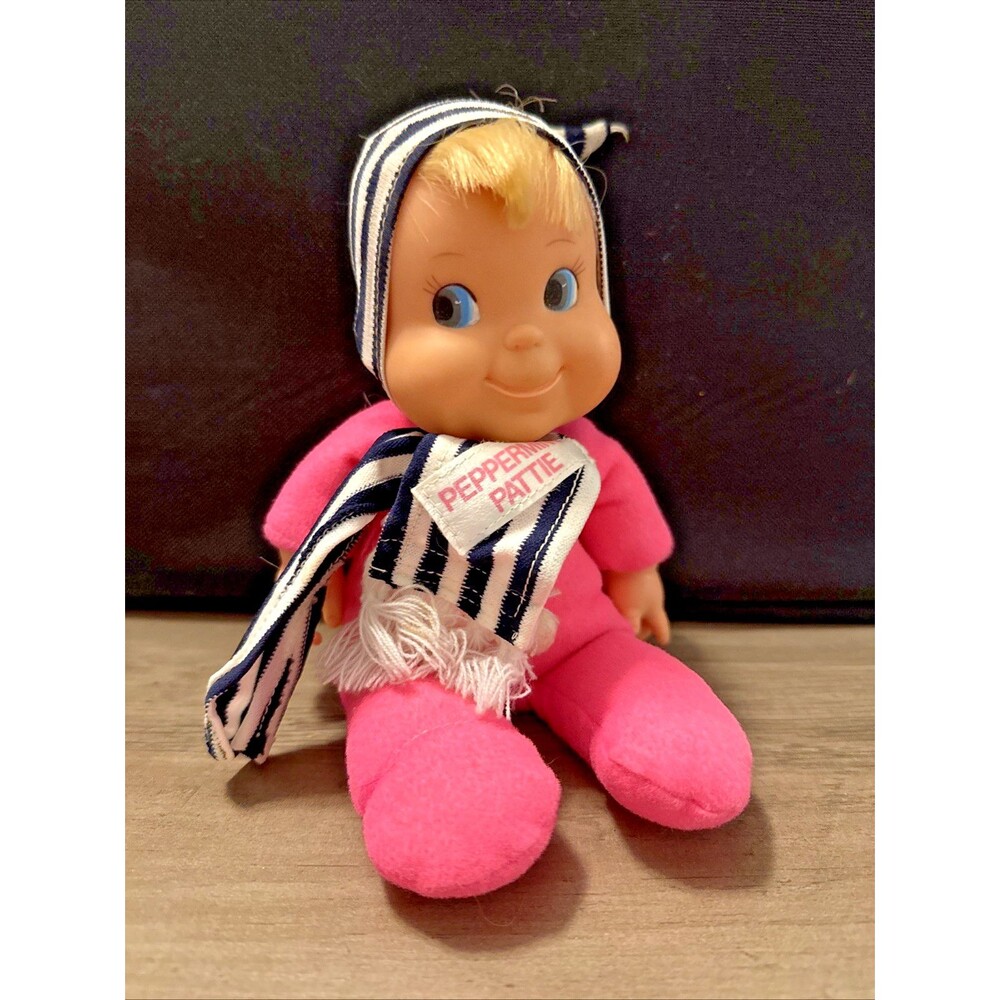 Vintage Hasbro Peppermint Pattie Bean Bag Doll